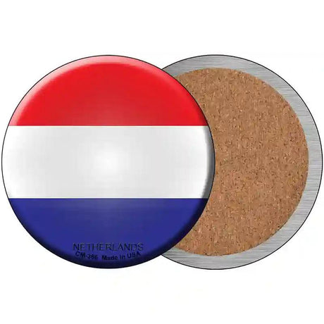 Netherlands Country Novelty Metal Circular Sign 3.5" (CC)