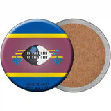 Swaziland Country Novelty Metal Circular Sign 3.5" (CC)