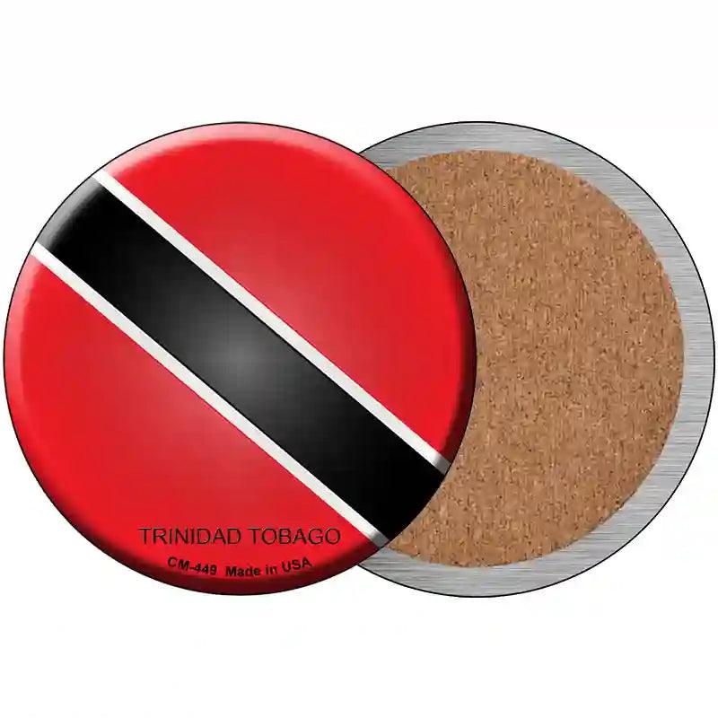 Trinidad Tobago Country Novelty Metal Circular Sign 3.5" (CC)