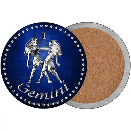 Gemini Novelty Metal Circular Sign 3.5" (CC)