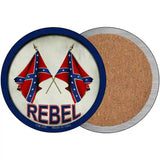 Rebel Novelty Metal Circular Sign 3.5" (CC)