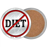 Diet Novelty Metal Circular Sign 3.5" (CC)