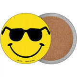 Shades Smile Novelty Metal Circular Sign 3.5" (CC)