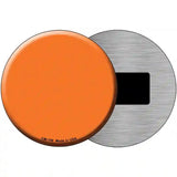 Orange Novelty Metal Circular Sign 3.5" (CM)