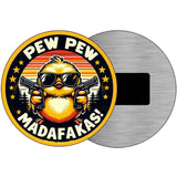 Pew Pew Madafakas Novelty Metal Circular Sign C-2081