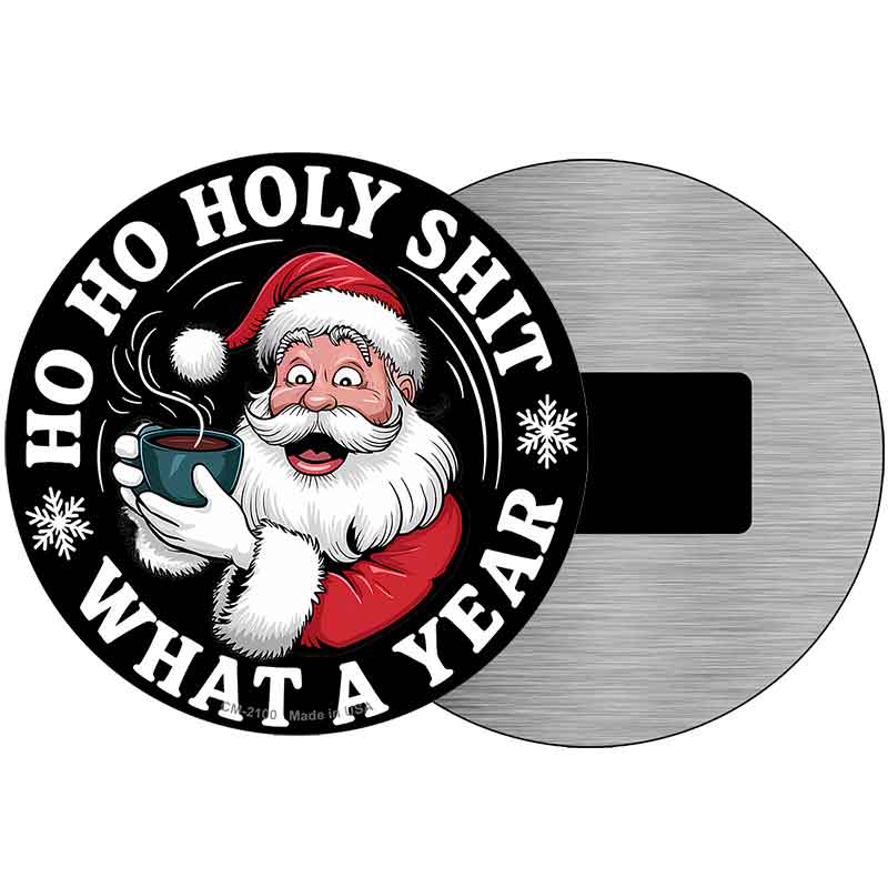 Ho Ho Holy Novelty Metal Circular Sign C-2100