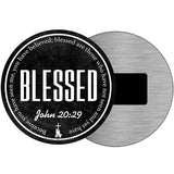 Blessed Bible Verse Novelty Metal Circular Sign C-2104