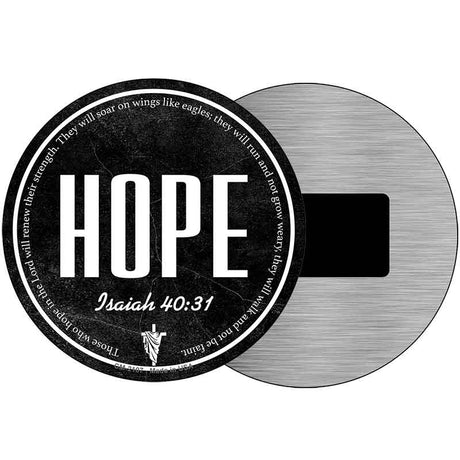 Hope Bible Verse Novelty Metal Circular Sign C-2107