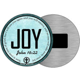 Joy Bible Verse Novelty Metal Circular Sign C-2108