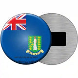 British Virgin Islands Country Novelty Metal Circular Sign 3.5" (CM)