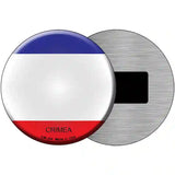 Crimea Country Novelty Metal Circular Sign 3.5" (CM)