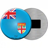 Fiji Country Novelty Metal Circular Sign 3.5" (CM)