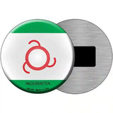 Ingushetia Country Novelty Metal Circular Sign 3.5" (CM)