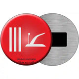 Jammu Kashmir Country Novelty Metal Circular Sign 3.5" (CM)