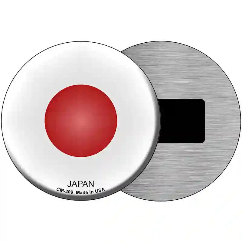 Japan Country Novelty Metal Circular Sign 3.5" (CM)