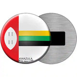 Kwazula Country Novelty Metal Circular Sign 3.5" (CM)