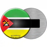 Mazambique Country Novelty Metal Circular Sign 3.5" (CM)