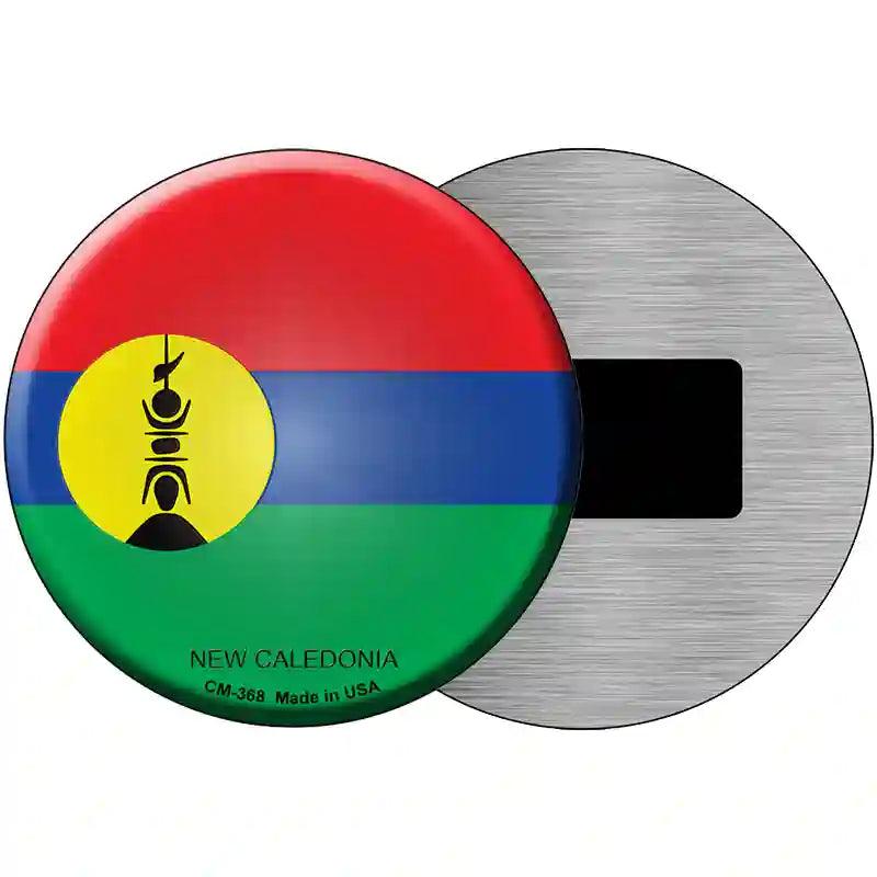 New Caledonia Country Novelty Metal Circular Sign 3.5" (CM)