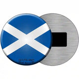 Scotland Country Novelty Metal Circular Sign 3.5" (CM)