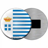 Seborga Country Novelty Metal Circular Sign 3.5" (CM)