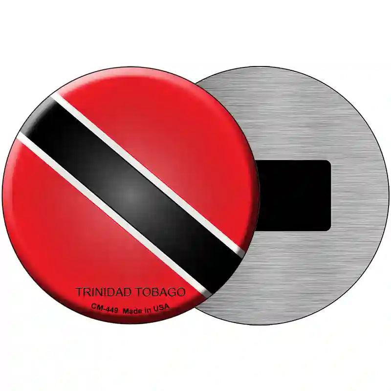 Trinidad Tobago Country Novelty Metal Circular Sign 3.5" (CM)