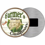 Farmers Market Cauliflower Novelty Metal Circular Sign 3.5" (CM)