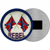 Rebel Novelty Metal Circular Sign 3.5" (CM)
