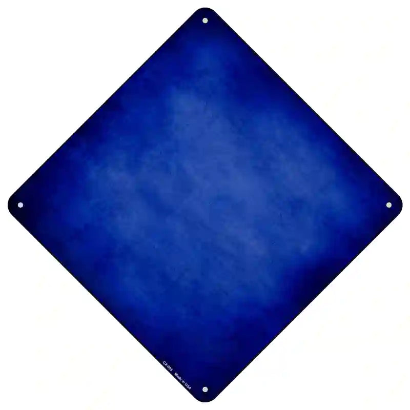 Blue Oil Rubbed Novelty Metal Crossing Sign 16.5" (CX)