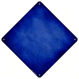 Blue Oil Rubbed Novelty Metal Crossing Sign 16.5" (CX)