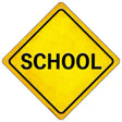 School Novelty Metal Crossing Sign 16.5" (CX)