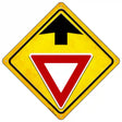 Yield Ahead Novelty Metal Crossing Sign CX-459 16.5" (CX)