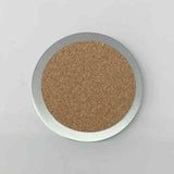 White Dye Sublimation Novelty Metal Mini Circular Coaster CC-000