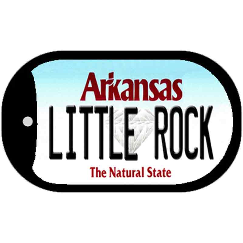 Little Rock Arkansas Novelty Metal Dog Tag Necklace DT-10026