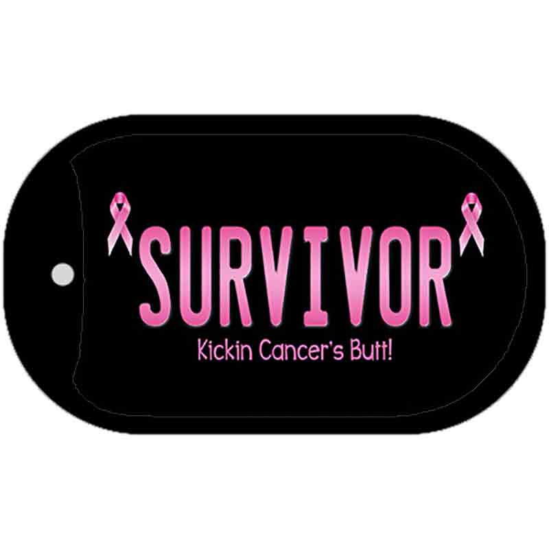 Survivor Novelty Metal Dog Tag Necklace DT-10228 2" x 1" Dog Tag (DT)