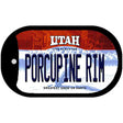 Porcupine Rim Utah Novelty Metal Dog Tag Necklace DT-10239 2" x 1" Dog Tag (DT)