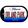 Orland Park Illinois Novelty Metal Dog Tag Necklace DT-10289 2" x 1" Dog Tag (DT)