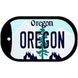 Oregon Novelty Metal Dog Tag Necklace DT-10338 2" x 1" Dog Tag (DT)