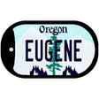 Eugene Oregon Novelty Metal Dog Tag Necklace DT-10344 2" x 1" Dog Tag (DT)
