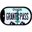 Grants Pass Oregon Novelty Metal Dog Tag Necklace DT-10352 2" x 1" Dog Tag (DT)