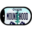 Mount Hood Oregon Novelty Metal Dog Tag Necklace DT-10353 2" x 1" Dog Tag (DT)