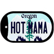 Hot Mama Oregon Novelty Metal Dog Tag Necklace DT-10363 2" x 1" Dog Tag (DT)