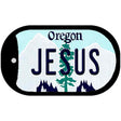 Jesus Oregon Novelty Metal Dog Tag Necklace DT-10368 2" x 1" Dog Tag (DT)