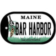 Bar Harbor Maine Novelty Metal Dog Tag Necklace DT-10390 2" x 1" Dog Tag (DT)