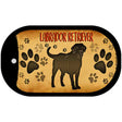 Labrador Retriever Novelty Metal Dog Tag Necklace DT-10451 2" x 1" Dog Tag (DT)