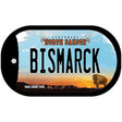 Bismarck North Dakota Novelty Metal Dog Tag Necklace DT-10704 2" x 1" Dog Tag (DT)
