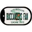 Buccaneers Fan Florida Novelty Metal Dog Tag Necklace DT-10758 2" x 1" Dog Tag (DT)