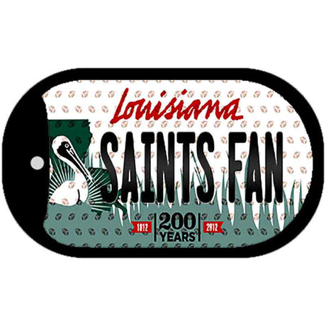 Saints Fan Louisiana Novelty Metal Dog Tag Necklace DT-10764