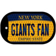 Giants Fan New York Novelty Metal Dog Tag Necklace DT-10772 2" x 1" Dog Tag (DT)