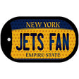 Jets Fan New York Novelty Metal Dog Tag Necklace DT-10773 2" x 1" Dog Tag (DT)