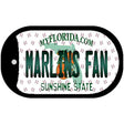 Marlins Fan Florida Novelty Metal Dog Tag Necklace DT-10799 2" x 1" Dog Tag (DT)